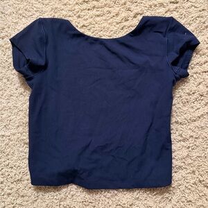 Aerie Ribbed Backless Crop Top